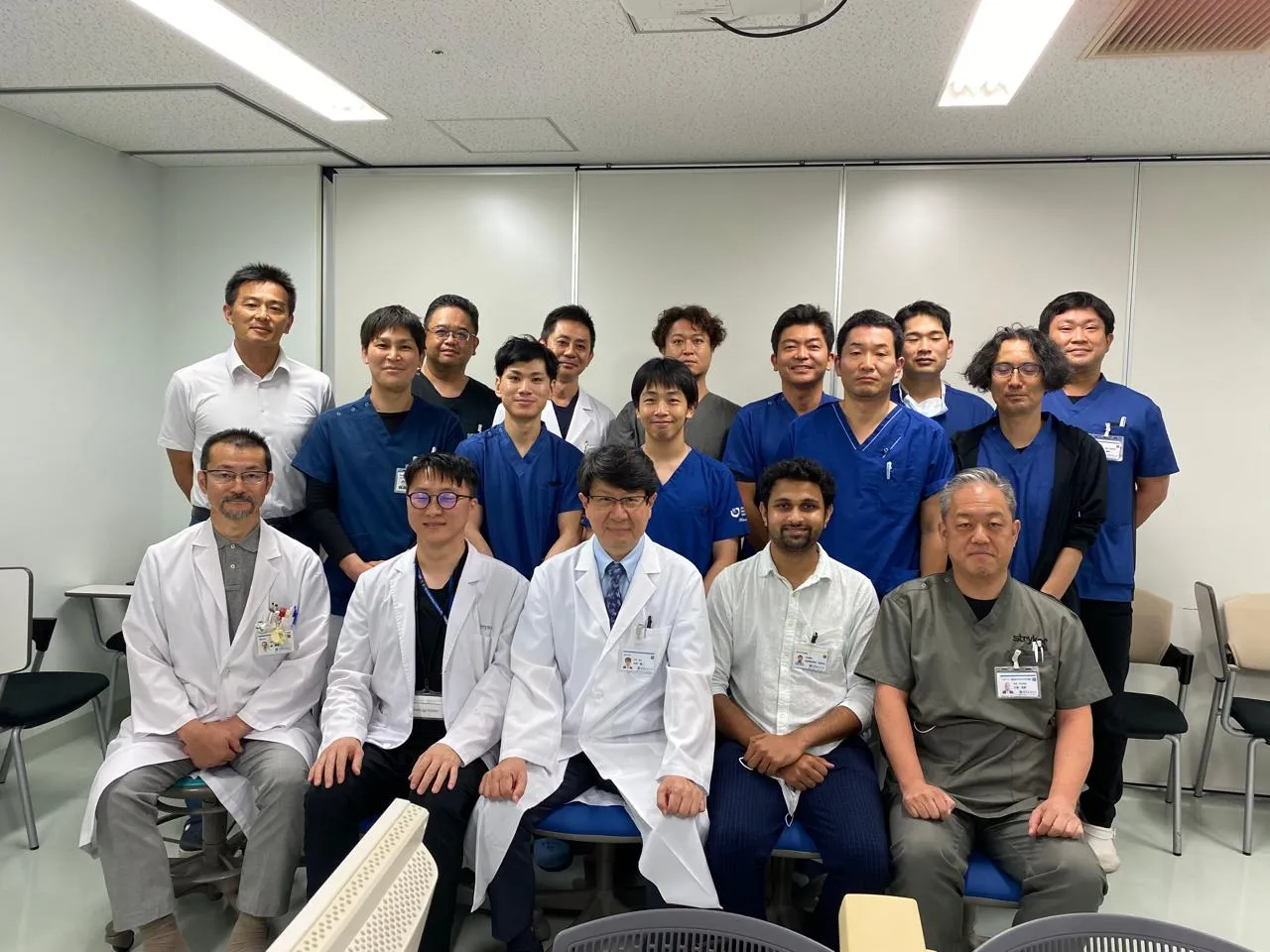 Dr. Karwande with the orthopaedic team during his shoulder and knee fellowship at Shiga University of Medical Science, Japan