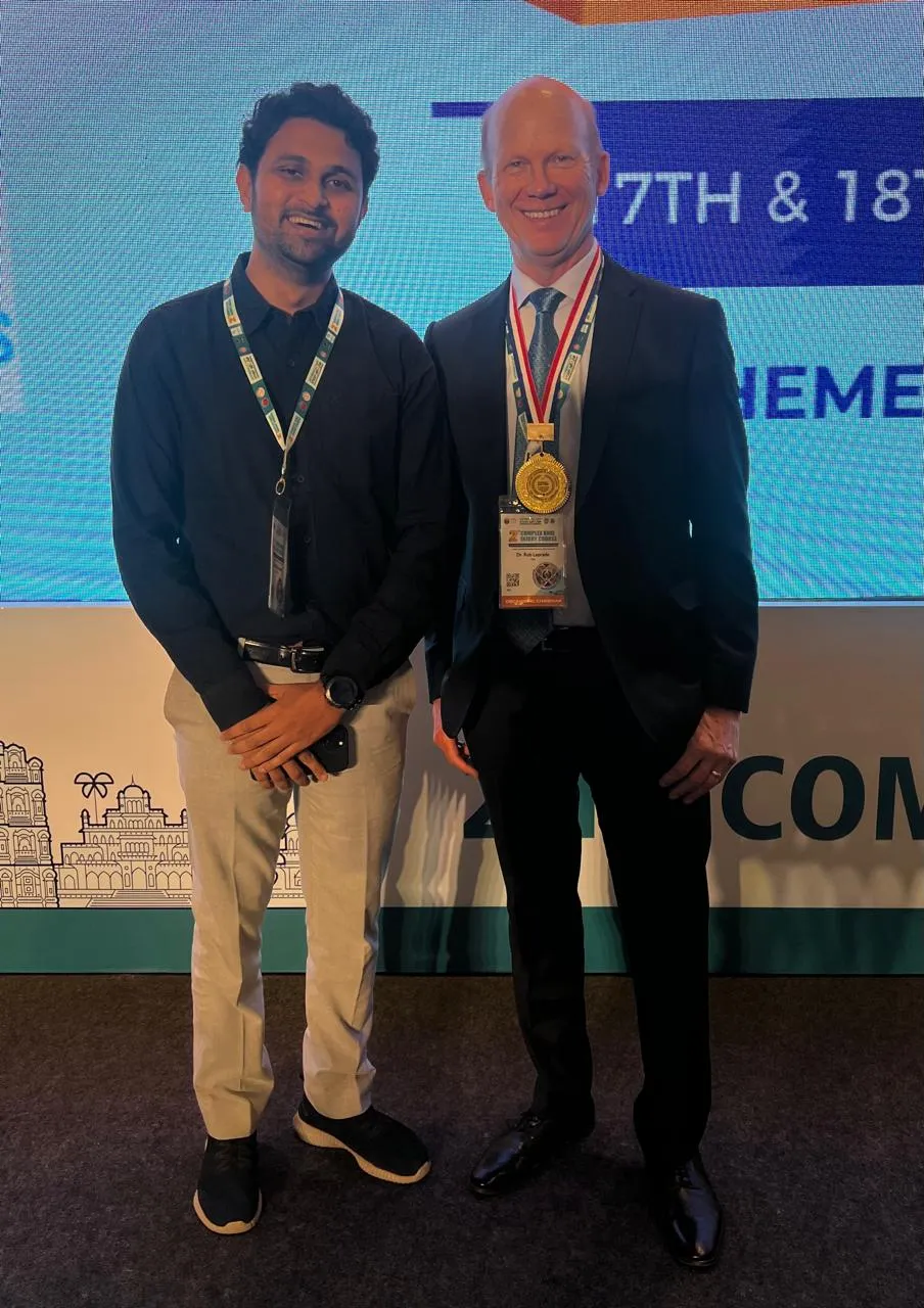 Dr. Karwande at the Complex Knee Injury Course