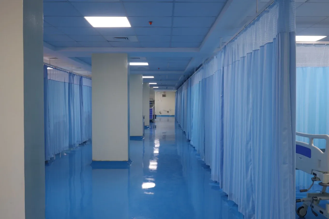 Inpatient ward corridor